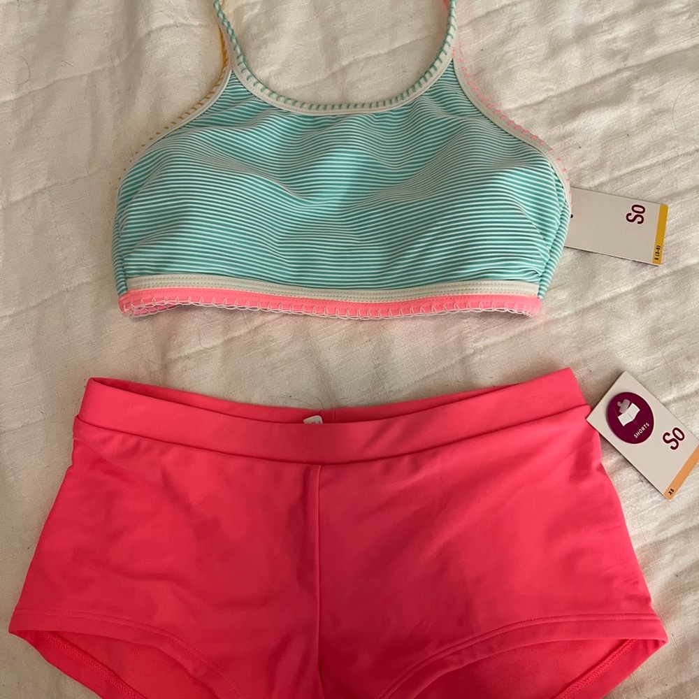SWIM| JUNIORS | NWT | BIKINI & SHORTS S/XS